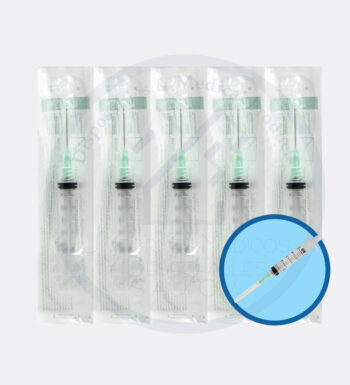 Jeringa Desechable. 5 ML 21X40 BD VERDE