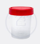 Vaso Copro C/Tapa Roja EST. 100 ML
