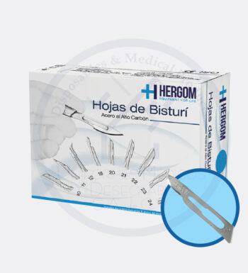 Hoja Est P/Bisturí No.15 ACERO INOX DL